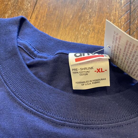 Powell's Books Shirt Mens XL Blue Portland Oregon Bookstore Graphic Tee New - Picture 6 of 8